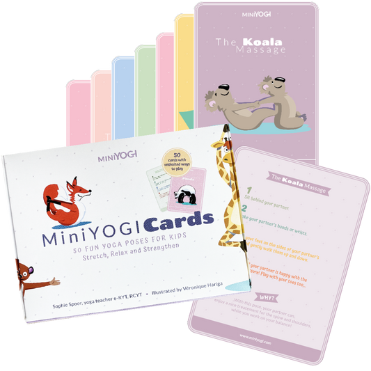 [MiniYOGI] Box of 50 kids Yoga Cards
