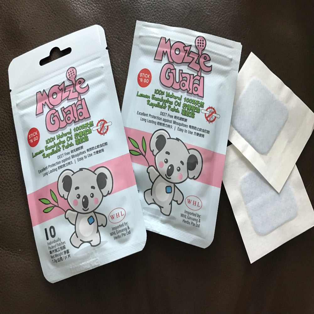 [Mozzie Guard] 100% Natural Lemon Eucalyptus Oil Mosquito Repellent Patch