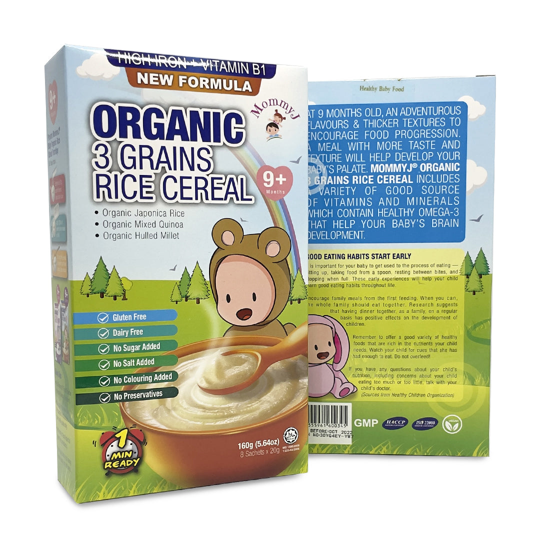 Organic 3 Grains Rice Cereal