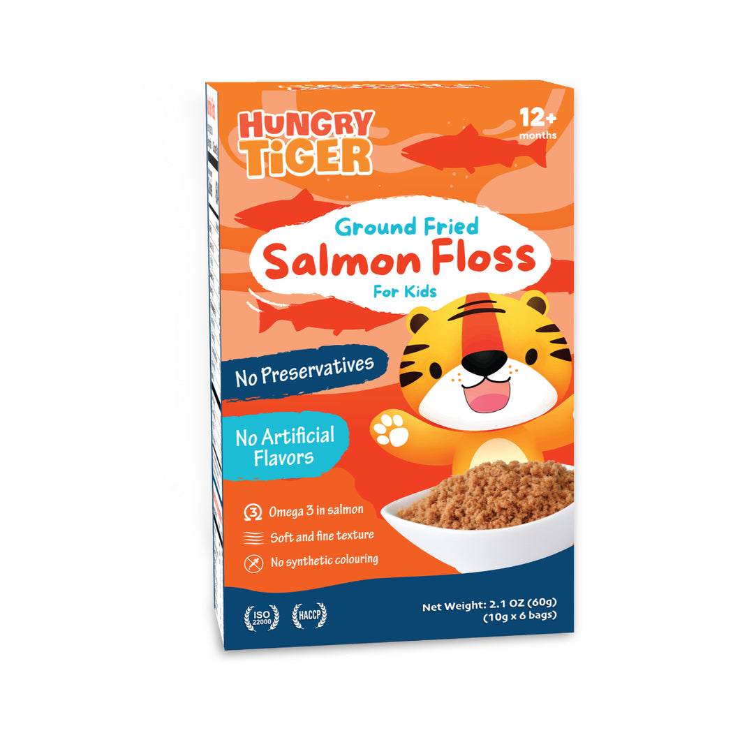[Hungry Tiger] Ground Fried Salmon Floss / Tuna Floss Carton (12 Boxes x 60g)