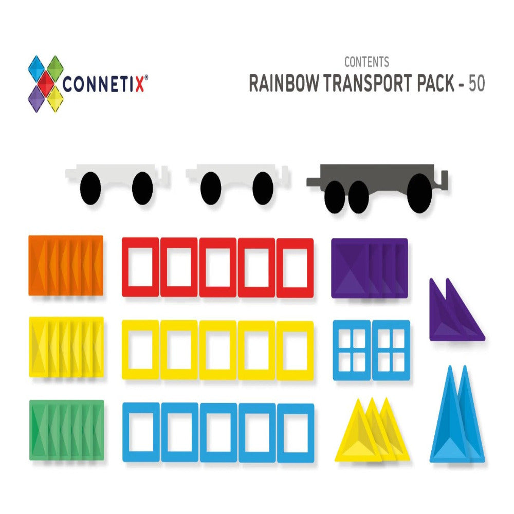 Rainbow Transport Pack 50 Pcs