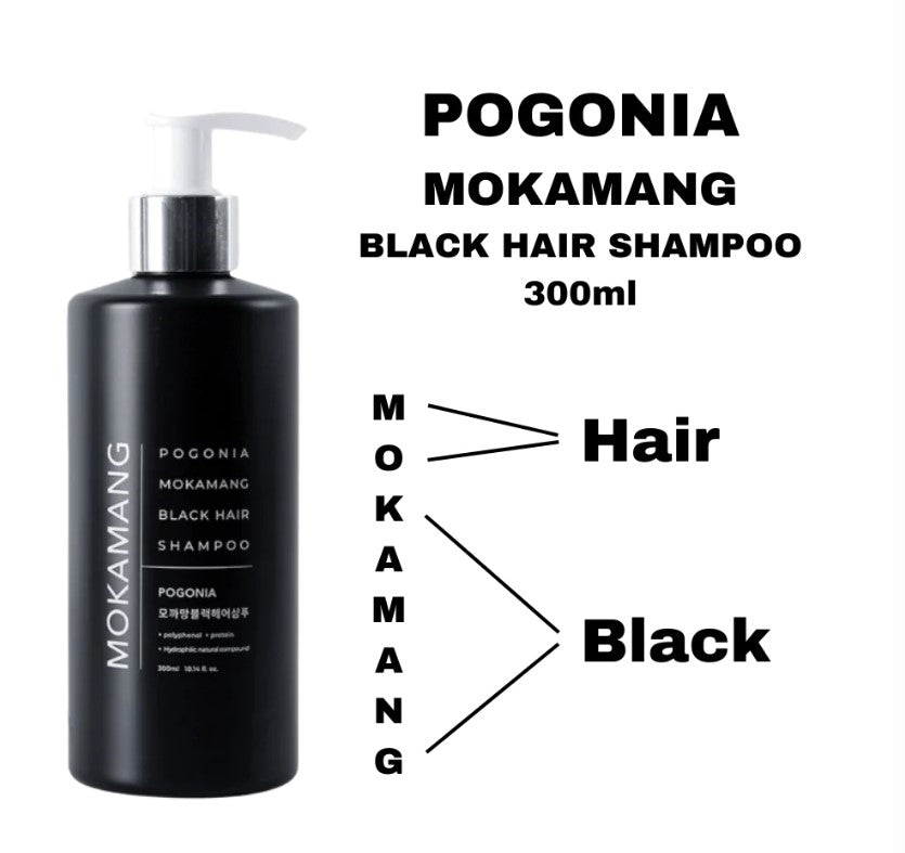 [Pogonia] Mokamang Black Hair Shampoo 300ml