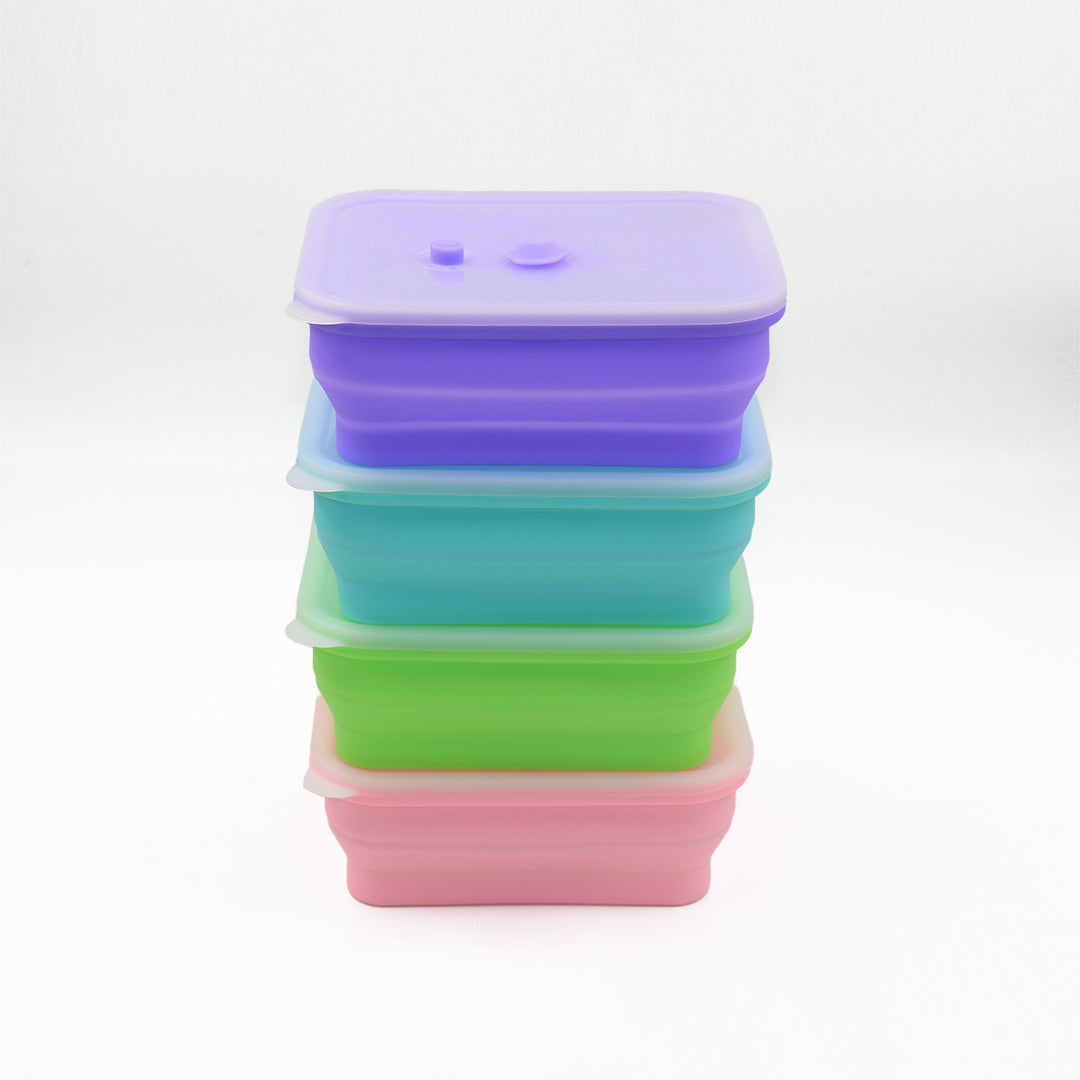 [NYZE] Silicone Food Storage Container with Airtight Lid Set of 3