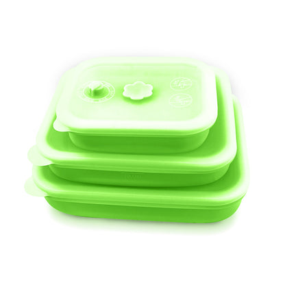 Silicone Food Container & Foodie Bag - Bundle Set