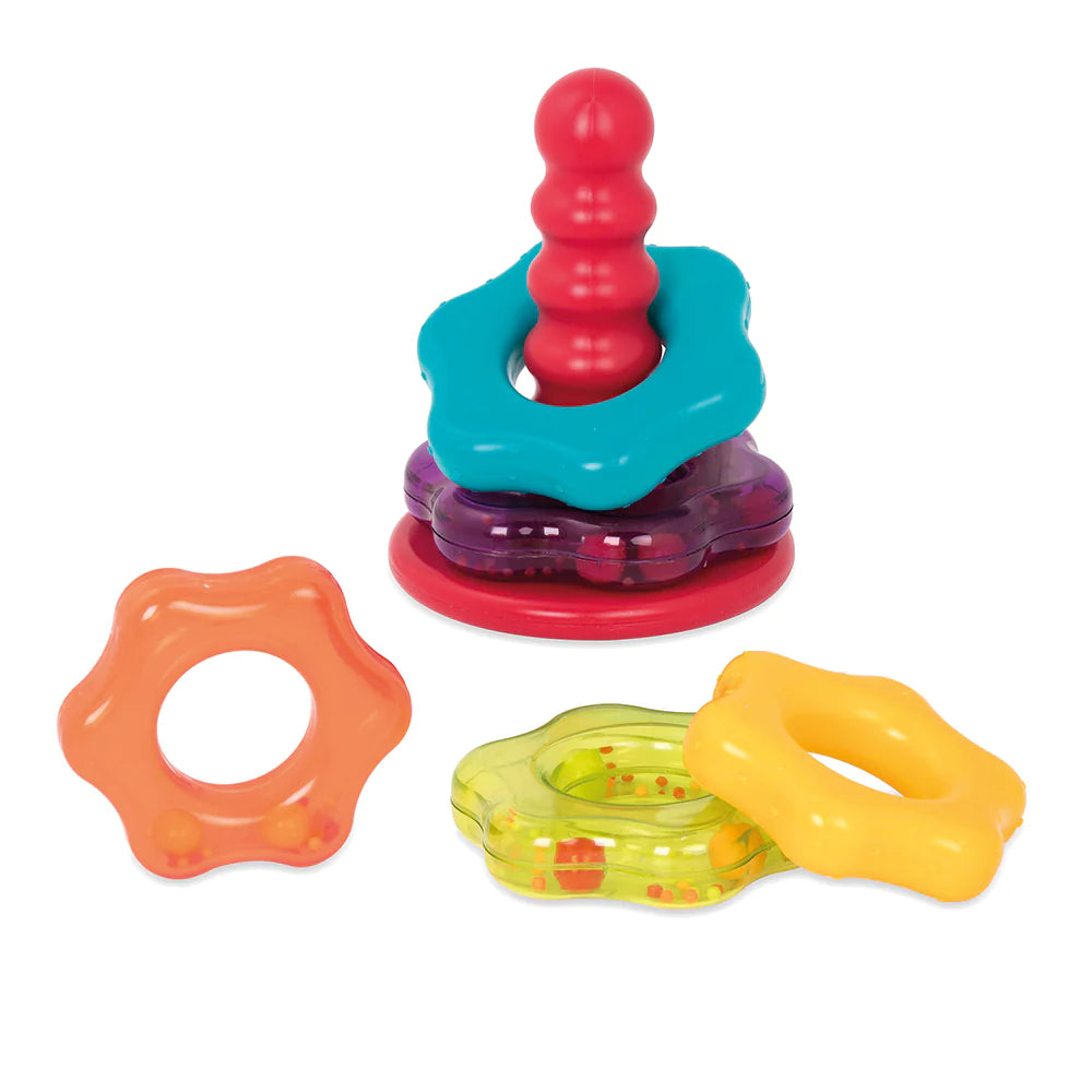 Stacking Rings and Rattle Toy – Kinder Dreams - Baby & Kids Family Store