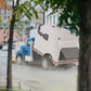 [Driven by Battat] Standard Series Street Sweeper Cleaning Toy Truck with Realistic Lights & Sounds
