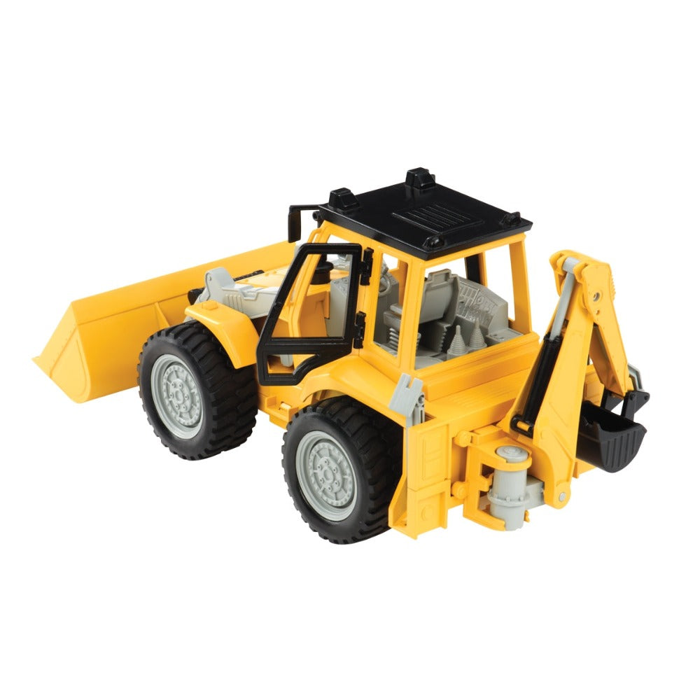 [Driven by Battat] Midrange Series Backhoe Loader with Realistic Sounds