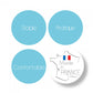 [Thermobaby] Luxe Baby Bathtub with Drain Plug, Made in France