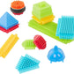 [Bristle Blocks by Battat] 56Pcs Basic Builder Box Building Block Set | STEM Creativity Building Toys