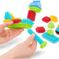 [Bristle Blocks by Battat] 56Pcs Basic Builder Box Building Block Set | STEM Creativity Building Toys