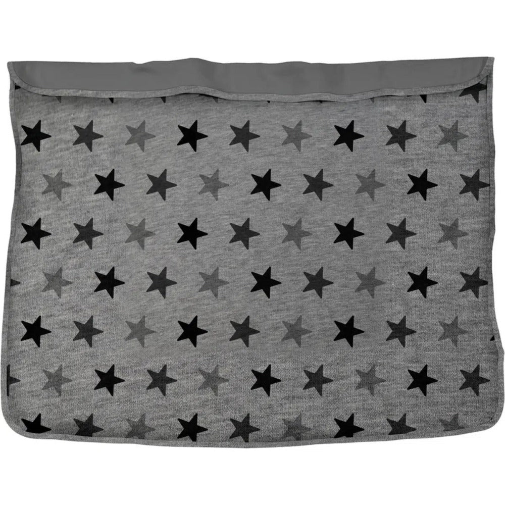 [Dooky] Reversible Blanket, Grey / Grey Stars