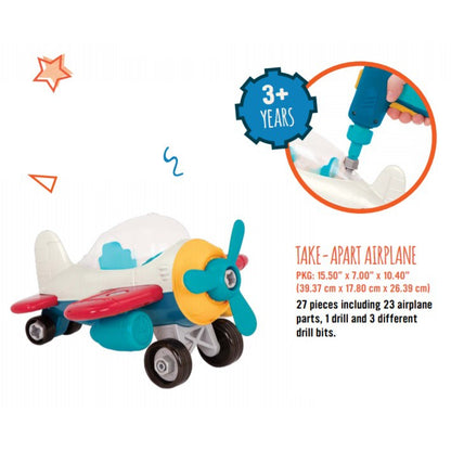 Take-Apart Airplane with Drill