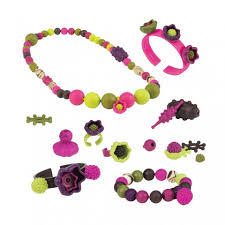 [B. Toys by Battat] B.eauty Pops Jr. -  Fashion Jewelry Kit for Kids (50-Pieces)