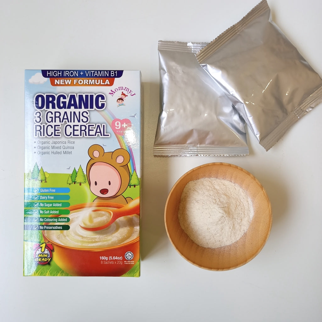 Organic 3 Grains Rice Cereal