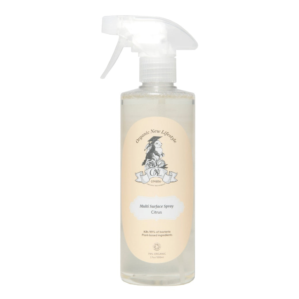 [Organic New Lifestyle] Multi Surface Spray Citrus 500ml, Plant Based Ingredients