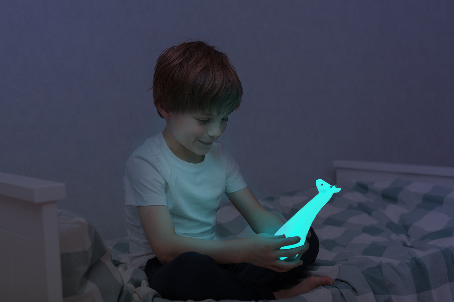 [Zazu] Gina the Giraffe, Rechargeable Torch with 7 Colors Night Light
