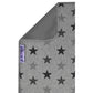 [Dooky] Reversible Blanket, Grey / Grey Stars