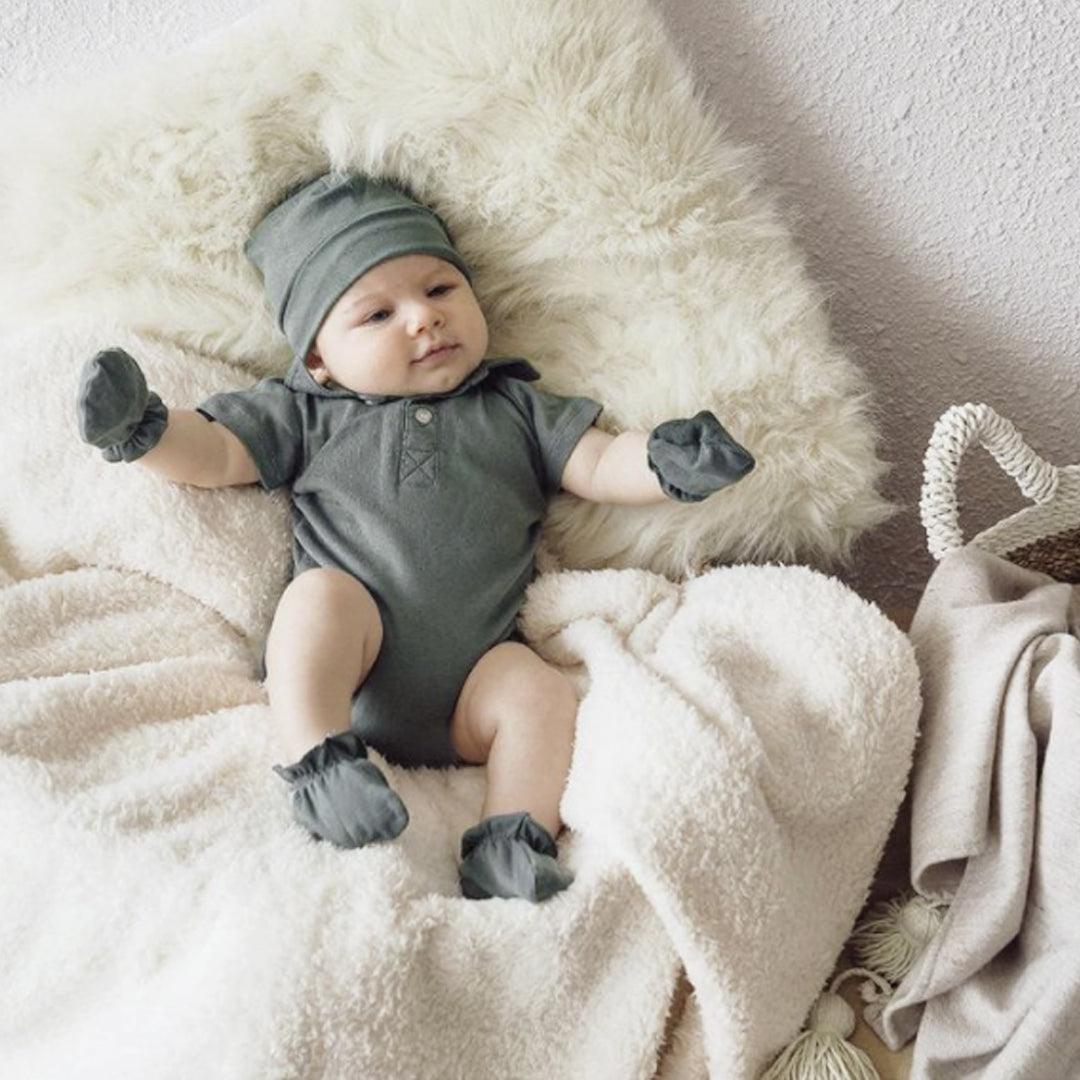 [Little Palmerhaus] Mittens and Booties Sets For Infant Baby Newborn | Ultra-Soft Cotton | Breathable Fabric | Safety Warm & Comfortable