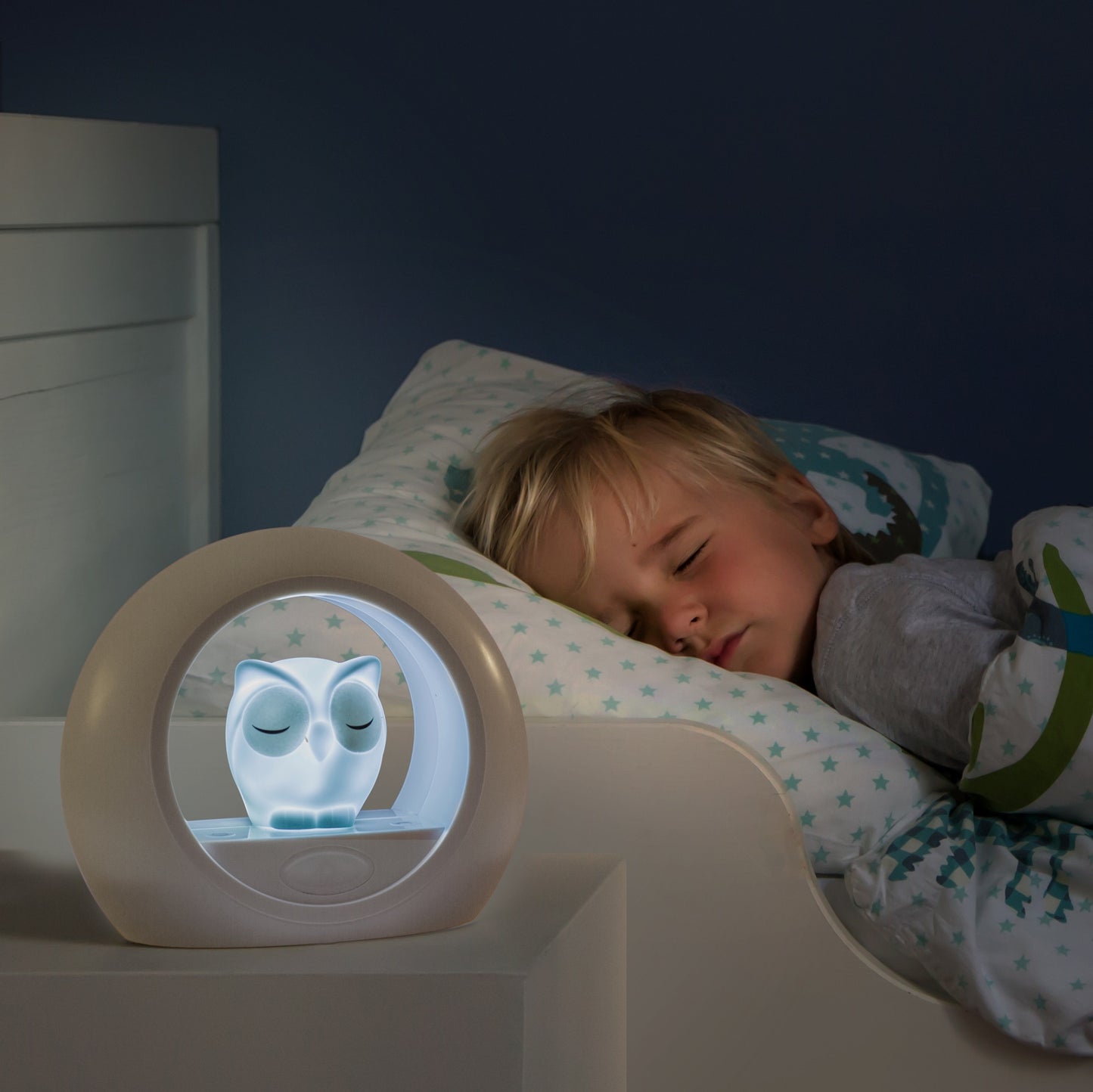 [Zazu] Lou the Owl, 2-in-1 Baby Nightlight with Cry Sensor