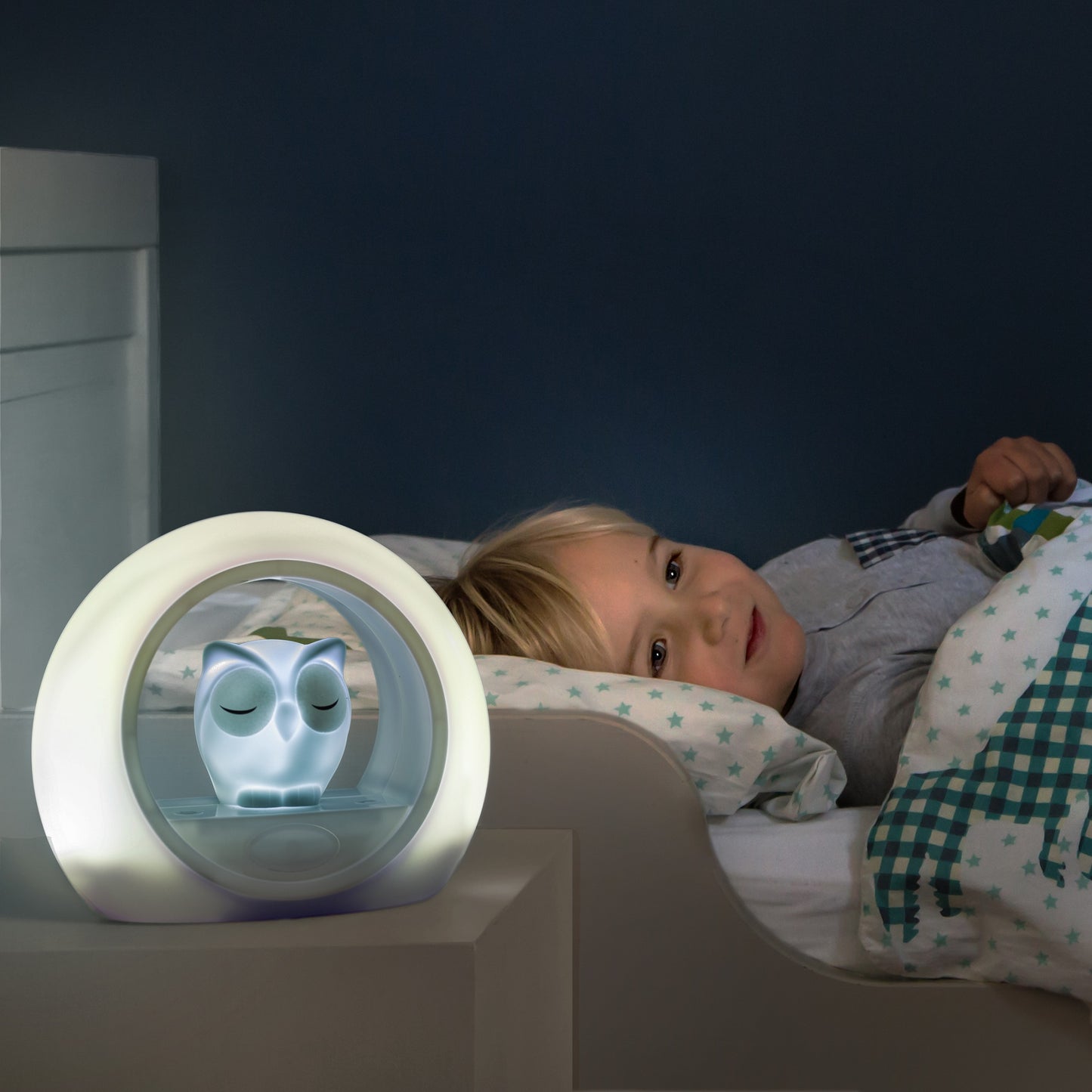[Zazu] Lou the Owl, 2-in-1 Baby Nightlight with Cry Sensor