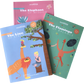 [MiniYOGI] - Kids Yoga Books Collection Set of 3 Series - Volume 1: The Elephant of Wisdom - Volume 2: The Balance of Flamingo - Volume 3: The Lion of Strength