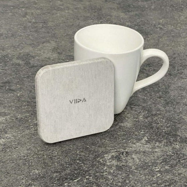 [Viida] Premium Ceramic Coaster / Mug Coaster / Coffee Coaster - Dove Grey