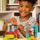 [Bristle Blocks by Battat] 85Pcs Safari Adventure Blocks Big Value Case | STEM Creativity Building Toys
