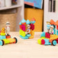 [Bristle Blocks by Battat] 85Pcs Safari Adventure Blocks Big Value Case | STEM Creativity Building Toys