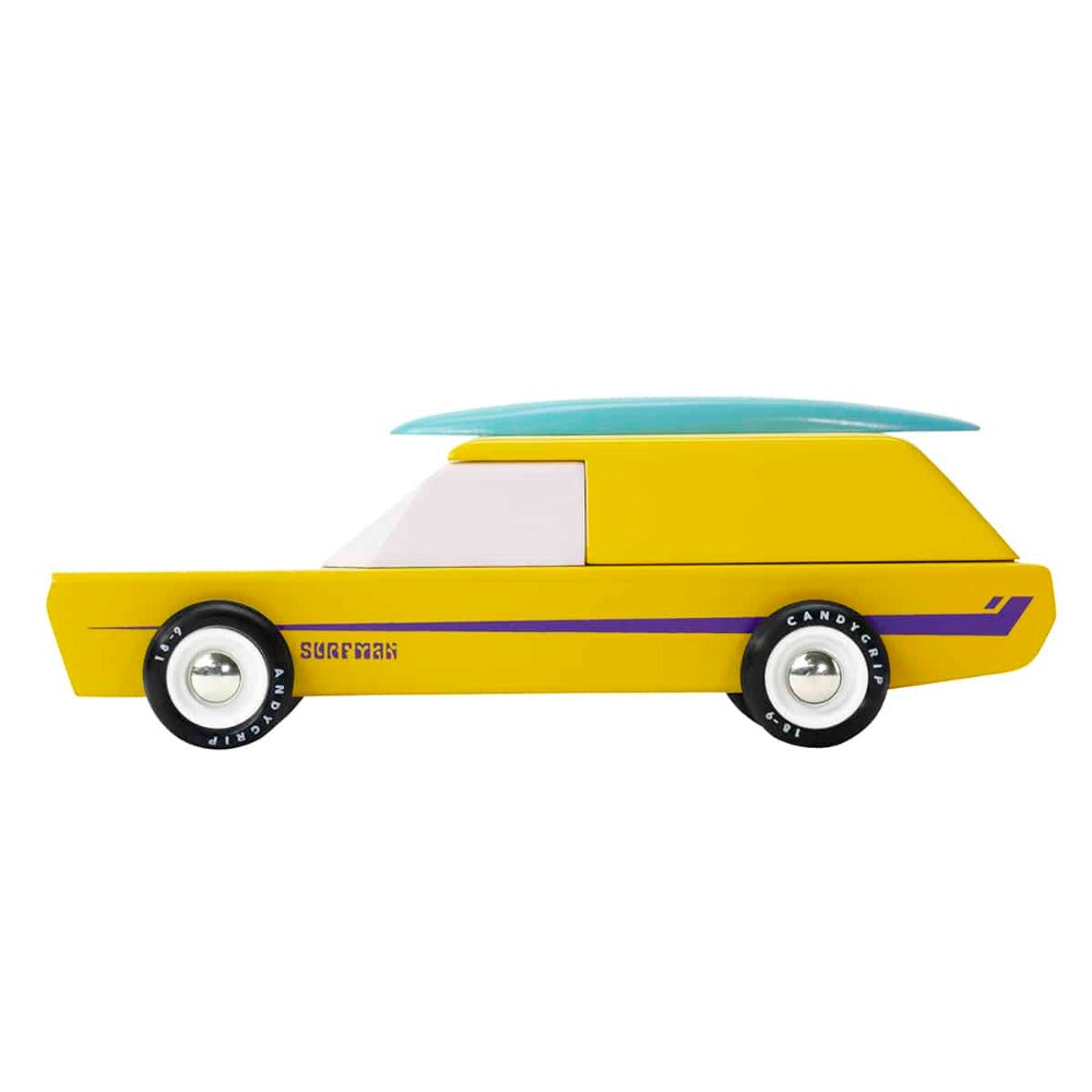 [Candylab Toys] Surfman Wooden Car - Modern Vintage Style